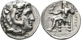 SELEUKID KINGS OF SYRIA. Seleukos I Nikator, 312-281 BC. Tetradrachm (Silver, 28 mm, 17.07 g, 1 h), Antiochia on the Orontes, circa 300-281. Head of H...