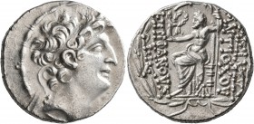 SELEUKID KINGS OF SYRIA. Antiochos VIII Epiphanes (Grypos), 121/0-97/6 BC. Tetradrachm (Silver, 26 mm, 16.23 g, 1 h), Antiochia on the Orontes, 109-96...