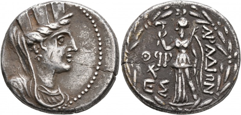 PHOENICIA. Arados. Circa 138/7-44/3 BC. Tetradrachm (Silver, 25 mm, 15.29 g, 12 ...