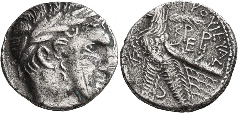 PHOENICIA. Tyre. 126/5 BC-AD 65/6. Shekel (Silver, 24 mm, 10.08 g, 1 h), a conte...