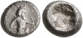 PERSIA, Achaemenid Empire. Time of Xerxes II to Artaxerxes II, circa 420-375 BC. 1/8 Siglos (Silver, 7 mm, 0.57 g), Sardes or subsidiary mint. Persian...