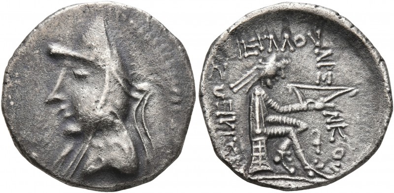 KINGS OF PARTHIA. Phriapatios to Mithradates I, circa 185-132 BC. Drachm (Silver...