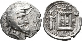 KINGS OF PERSIS. Artaxerxes (Ardaxshir) I, late 3rd or early 2nd century BC. Drachm (Silver, 19 mm, 4.00 g, 4 h), Istakhr (Persepolis). Head of Ardaxs...