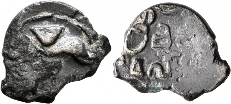 INDIA, Post-Gupta (Rashtrakutas). Dantidurga, circa 7th century. AE (Bronze, 19 ...