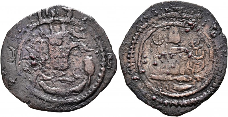 SASANIAN KINGS. Kavadh I (?), second reign, 499-531. Pashiz (Bronze, 24 mm, 2.00...