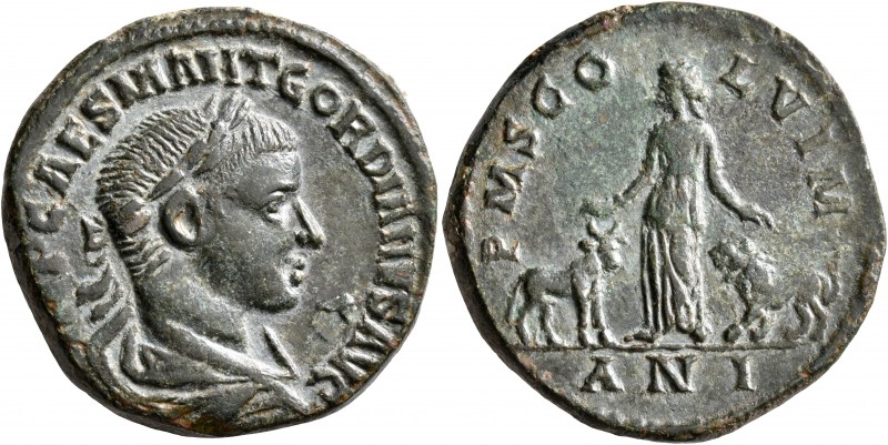 MOESIA SUPERIOR. Viminacium. Gordian III, 238-244. Sestertius (Bronze, 29 mm, 17...