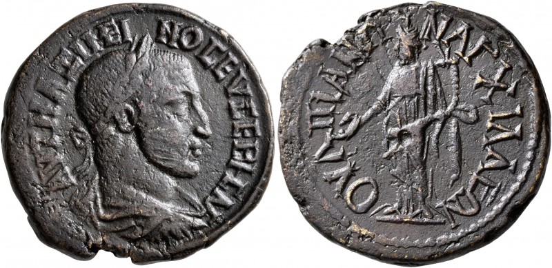 THRACE. Anchialus. Maximinus I, 235-238. Tetrassarion (Orichalcum, 27 mm, 11.80 ...