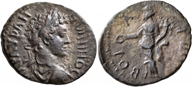 LACONIA. Boeae. Caracalla, 198-217. Assarion (Bronze, 23 mm, 4.51 g, 12 h). MAP ...