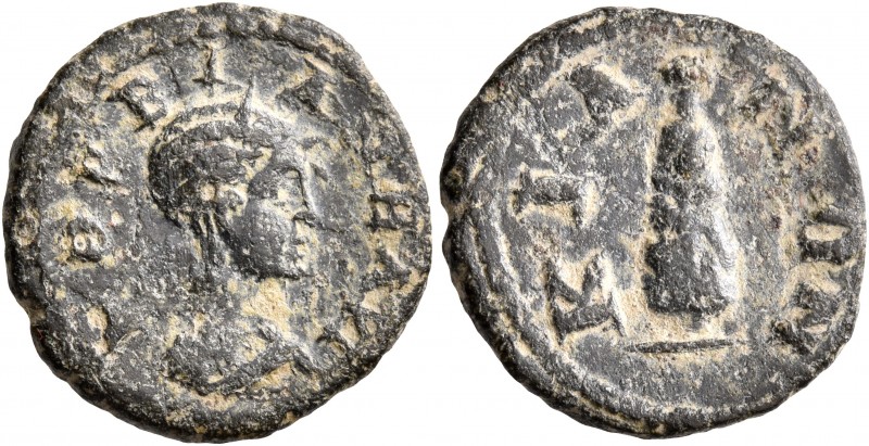 BITHYNIA. Cius. Orbiana, Augusta, 225-227. Hemiassarion (Bronze, 17 mm, 2.47 g, ...