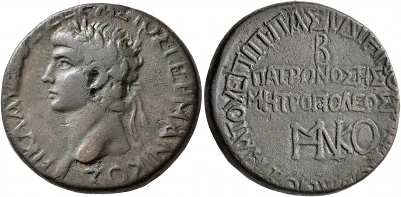 BITHYNIA. Nicomedia. Claudius, 41-54. Diassarion (Orichalcum, 26 mm, 12.28 g, 6 ...