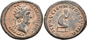 BITHYNIA. Prusias ad Hypium. Commodus, 177-192. Diassarion (Bronze, 23 mm, 6.27 g, 7 h). ΑYΤ Κ Μ [ΑYΡ ΚΟΜΜ]ΟΔΟϹ ΑΝΤΩΝЄΙΝΟϹ Laureate head of Commodus t...