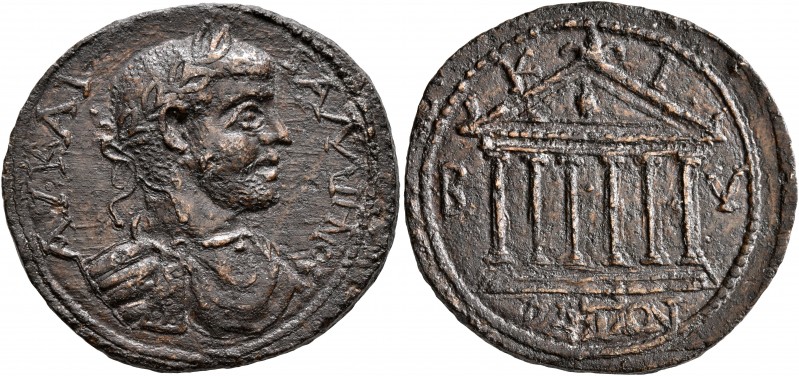 PHRYGIA. Cibyra. Gallienus, 253-268. Oktassarion (?) (Orichalcum, 30 mm, 14.33 g...