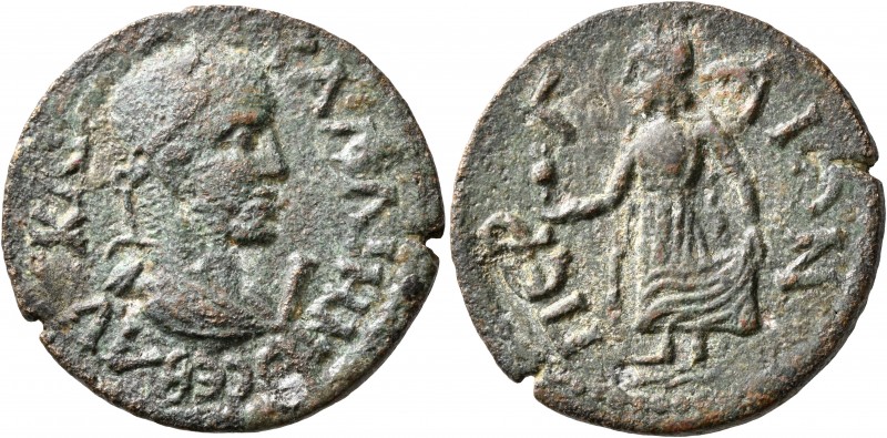 PAMPHYLIA. Perge. Gallienus, 253-268. 10 Assaria (Bronze, 29 mm, 12.99 g, 1 h). ...
