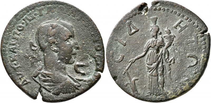 PAMPHYLIA. Side. Gallienus, 253-268. Pentassarion (Bronze, 30 mm, 12.89 g, 6 h)....