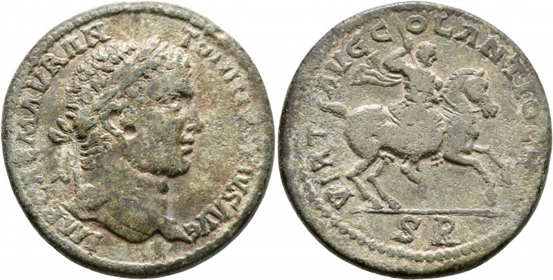 PISIDIA. Antiochia. Caracalla, 198-217. 'Sestertius' (Bronze, 33 mm, 25.23 g, 7 ...