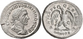 SYRIA, Seleucis and Pieria. Antioch. Philip I, 244-249. Tetradrachm (Billon, 28 mm, 11.36 g, 6 h), Rome mint, for Antioch, 246. ΑΥΤΟΚ Κ Μ ΙΟΥΛ ΦΙΛΙΠΠΟ...