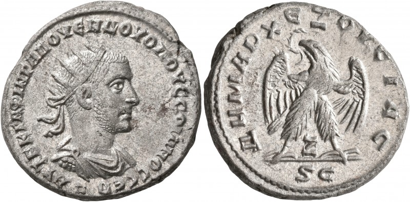 SYRIA, Seleucis and Pieria. Antioch. Volusian, 251-253. Tetradrachm (Billon, 26 ...