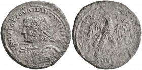 SYRIA, Seleucis and Pieria. Emesa. Uranius Antoninus, usurper, 253-254. Tetradrachm (Silver, 27 mm, 9.47 g, 1 h). AYTOK COYΛΠ ANTωNINOC Radiate, drape...