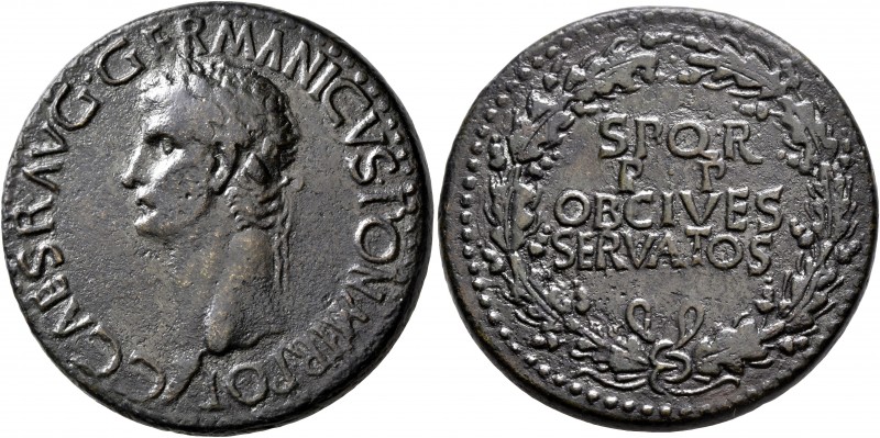 Gaius (Caligula), 37-41. Sestertius (Orichalcum, 33 mm, 24.61 g, 7 h), Rome, 37-...