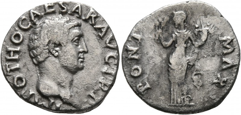 Otho, 69. Denarius (Silver, 18 mm, 2.88 g, 7 h), Rome, 15 January-16 April 69. I...