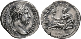 Hadrian, 117-138. Denarius (Silver, 17 mm, 3.11 g, 6 h), Rome, circa 130-133. HADRIANVS AVG COS III P P Laureate head of Hadrian to right. Rev. AEGYPT...