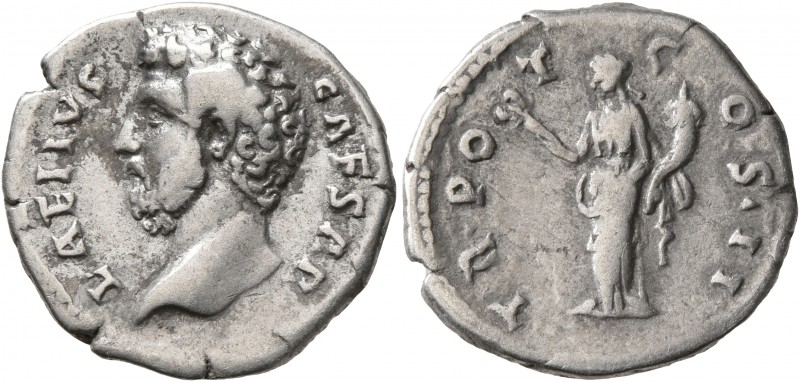 Aelius, Caesar, 136-138. Denarius (Silver, 18 mm, 3.13 g, 6 h), Rome, 137. L AEL...