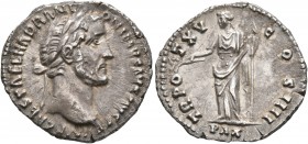 Antoninus Pius, 138-161. Denarius (Silver, 19 mm, 3.16 g, 6 h), Rome, 151-152. IMP CAES T AEL HADR ANTONINVS AVG PIVS P P Laureate head of Antoninus P...