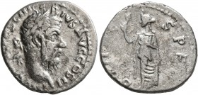 Pescennius Niger, 193-194. Denarius (Silver, 18 mm, 3.00 g, 7 h), Antiochia. IMP CAES C PESC NIGERIVS AVG COS II Laureate head of Pescennius Niger to ...