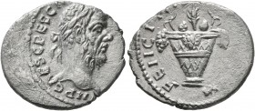Pescennius Niger, 193-194. Denarius (Silver, 19 mm, 3.04 g, 1 h), Antiochia. IMP CAES C PESC N[...] Laureate head of Pescennius Niger to right. Rev. F...