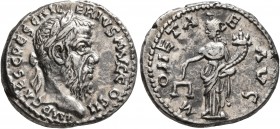 Pescennius Niger, 193-194. Denarius (Silver, 19 mm, 4.27 g, 1 h), Antiochia. IMP CAES C PESC NIGER IVS AVG COS II Laureate head of Pescennius Niger to...