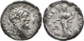 Septimius Severus, 193-211. Denarius (Silver, 17 mm, 3.26 g, 11 h), Emesa, 194. L SEPT SEV PERT AVG IMP II Laureate head of Septimius Severus to right...