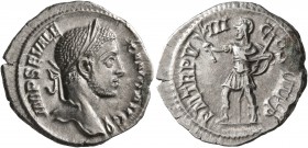 Severus Alexander, 222-235. Denarius (Silver, 20 mm, 2.85 g, 7 h), Rome, 229. IMP SEV ALEXAND AVG Laureate head of Severus Alexander to right, with sl...