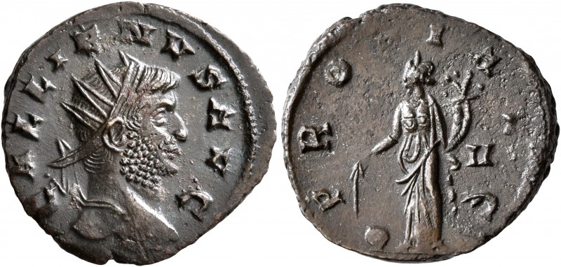 Gallienus, 253-268. Antoninianus (Bronze, 20 mm, 2.94 g, 7 h), Siscia, 267. GALL...