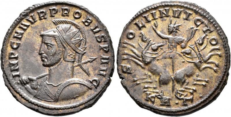 Probus, 276-282. Antoninianus (Bronze, 23 mm, 4.16 g, 1 h), Serdica, 277. IMP C ...