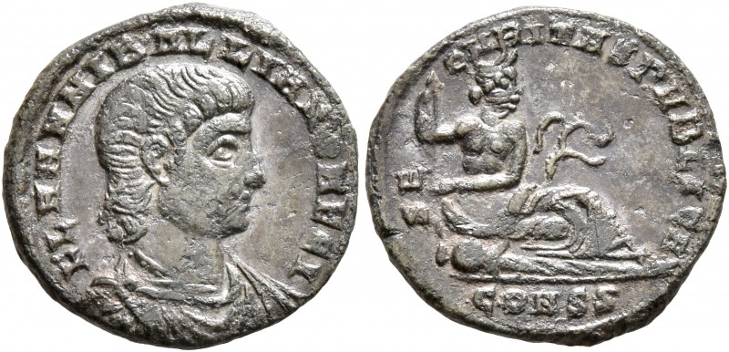 Hannibalianus, Rex Regum, 335-337. Follis (Bronze, 16 mm, 1.54 g, 6 h), Constant...