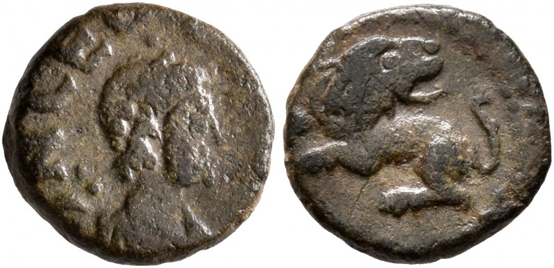 Leo I, 457-474. Nummus (Bronze, 10 mm, 0.95 g, 12 h), Constantinopolis. D N LEO ...