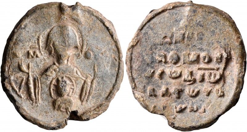Johannes Taronites, sebastos, 12th century. Seal (Lead, 25 mm, 10.75 g, 12 h). M...