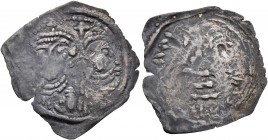 ISLAMIC, Umayyad Caliphate. temp. 'Abd al-Malik ibn Marwan, AH 65-86 / AD 685-705. Pashiz (Bronze, 22 mm, 0.50 g), anonymous Arab-Sasanian type, witho...