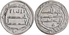 ISLAMIC, 'Abbasid Caliphate. al-Hadi, AH 169-170 / AD 785-786. Dirham (Silver, 25 mm, 2.59 g, 2 h), Ifriqiya with Barqa (Kyrenaika), AH 170 = AD 786/7...