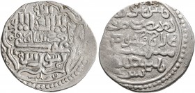 ISLAMIC, Mongols. Ilkhanids. Mahmud Ghazan I, AH 694-703 / AD 1295-1304. Dirham (Silver, 21 mm, 2.24 g, 1 h), Nishapur, AH 702 = AD 1302/3. Diler GA-2...