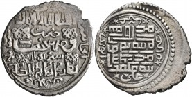 ISLAMIC, Mongols. Ilkhanids. Abu Sa'id Bahadur, AH 716-736 / AD 1316-1335. Double Dirham (Silver, 20 mm, 2.73 g), Sabzawar, Khani 34 = AH 735 = AD 133...