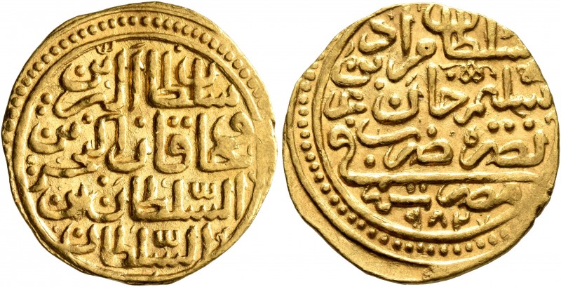 ISLAMIC, Ottoman Empire. Murad III, AH 982-1003 / AD 1574-1595. Sultani (Gold, 2...