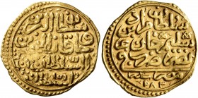 ISLAMIC, Ottoman Empire. Murad III, AH 982-1003 / AD 1574-1595. Sultani (Gold, 20 mm, 3.44 g, 9 h), Misr, AH 982 = AD 1574. Pere 273. Sultan 9640. The...