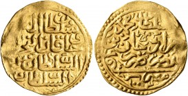 ISLAMIC, Ottoman Empire. Mehmed III, AH 1003-1012 / AD 1595-1603. Sultani (Gold, 22 mm, 3.44 g, 12 h), Misr, AH 1003 = AD 1595. Pere 323. Sultan 9730....