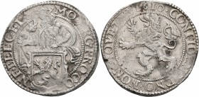 LOW COUNTRIES. Verenigde Nederlanden (United Netherlands). 1581-1795. Leeuwendaalder (Silver, 40 mm, 27.21 g, 2 h), Gelderland, Harderwijk, 1610. MO A...