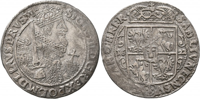 POLAND, Monarchs. Zygmunt III Wasa, 1587-1632. Ort (Silver, 29 mm, 6.64 g, 3 h),...