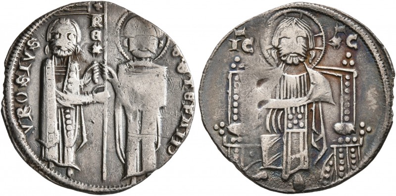 SERBIA. Stefan Uros II Milutin, king, 1282-1321. Gros (Silver, 19 mm, 2.08 g, 12...