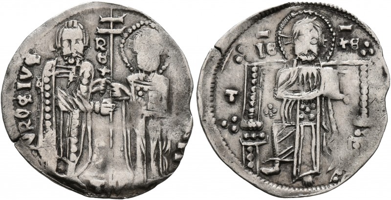SERBIA. Stefan Uros II Milutin, king, 1282-1321. Gros (Silver, 22 mm, 1.68 g, 6 ...
