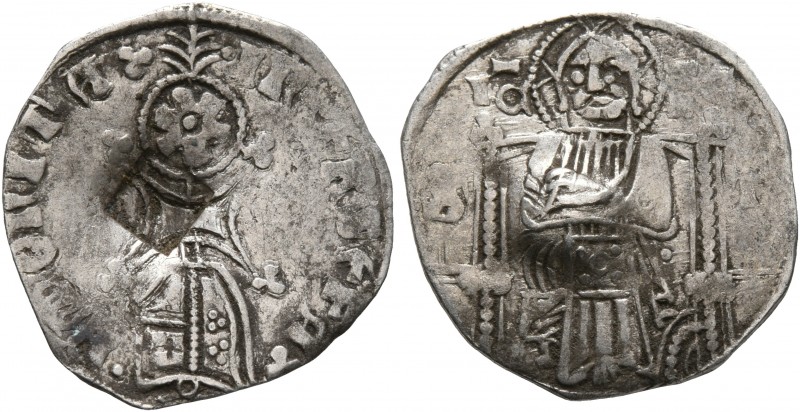 SERBIA. Stefan Uros IV Dusan, as Tsar, 1345-1355. Gros (Silver, 19 mm, 1.07 g, 7...