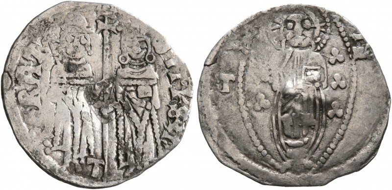 SERBIA. Stefan Uros IV Dusan, as Tsar, 1345-1355. Gros (Silver, 19 mm, 1.09 g, 5...